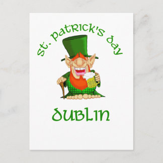 St Patrick's Day ~ Dublin Postcard