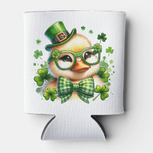 ST. Patricks Day Duck Can Cooler