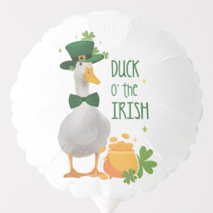 St. Patrick's Day Duck o' the Irish Balloon