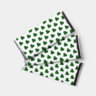 St. Patrick's Day Emerald Heart Hershey Bar Favors