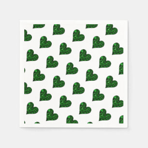 St. Patrick's Day Emerald Heart Napkins