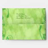 St. Patrick's Day Envelope for 5"x7" Sizes (Back (Top Flap))