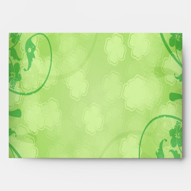 St. Patrick's Day Envelope for 5"x7" Sizes (Front)