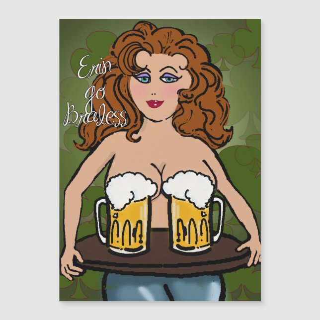 St. Patrick's Day | Erin Go Braless (Front)