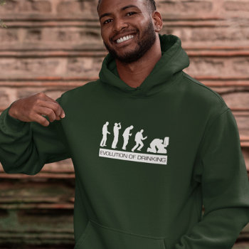 St Patrick's Day Evolution Of Drinking Hoodie by SpoofTshirts at Zazzle