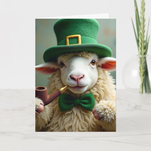 St. Patrick's Day Ewe Card (Front)