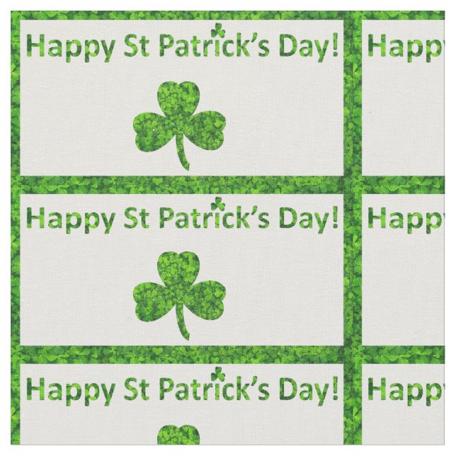 St. Patrick's day fabric 🍀 (Close Up)