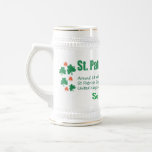St. Patrick&#39;s Day Fact Beer Stein at Zazzle