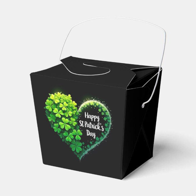 St. Patrick's Day  Favor Boxes (Front Side)