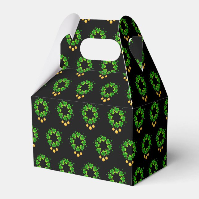St. Patrick's Day  Favor Boxes (Front Side)