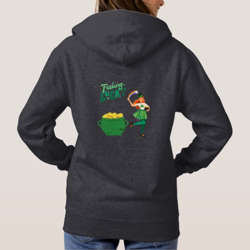 St Patricks Day Festive T_Shirt for Girls Hoodie