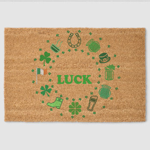 St. Patrick's Day Fiber Doormat