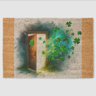 St. Patrick's Day Fiber Doormat