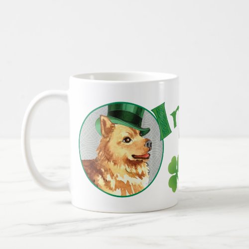 St Patricks Day Finnish Spitz Coffee Mug