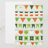 st patricks day flag (Front/Back)