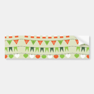 st patricks day flag bumper sticker