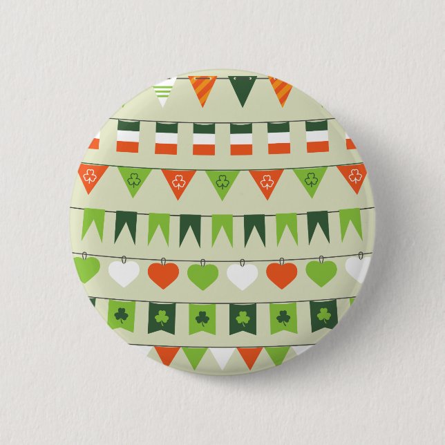 st patricks day flag button (Front)