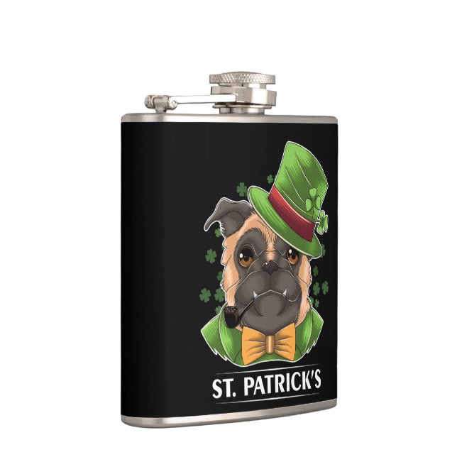 St. Patrick's Day Flask (Right)