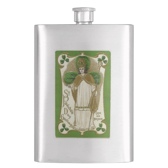 St. Patrick's Day Flask (Front)