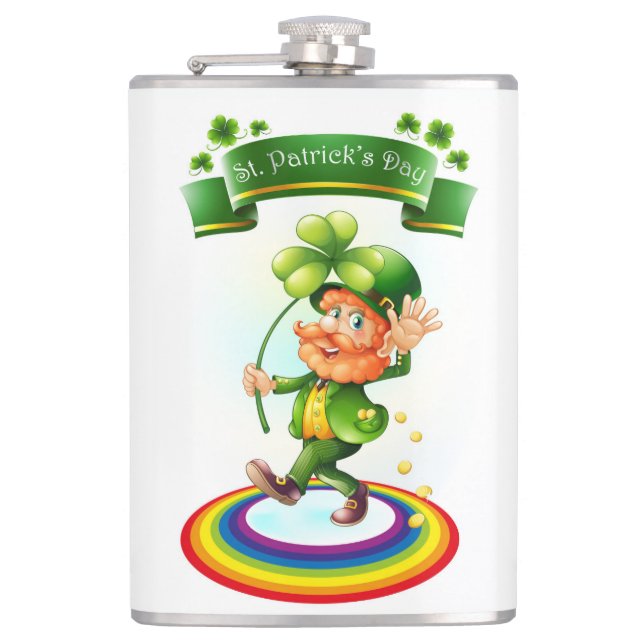 St. Patrick's Day Flask (Front)