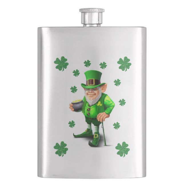 St. Patrick's Day Flask (Front)