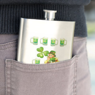 St. Patrick's Day Flask