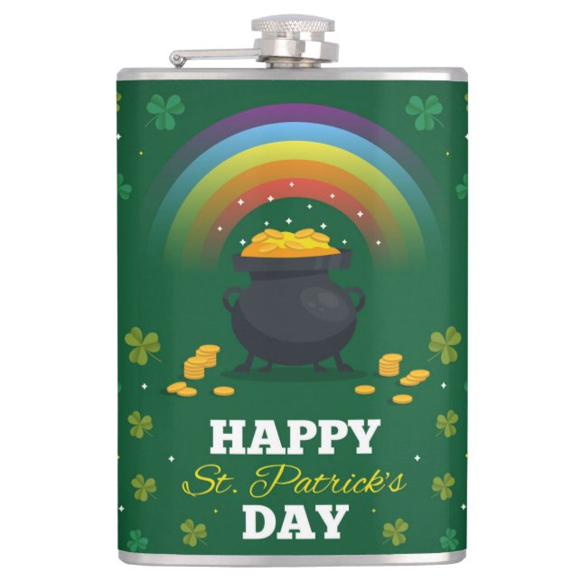St. Patrick's Day Flask (Front)