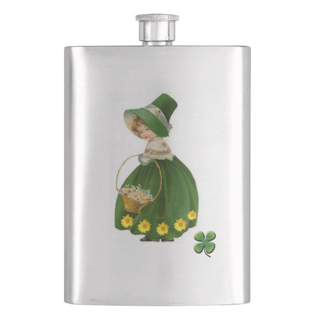 St. Patrick's Day Flask (Front)