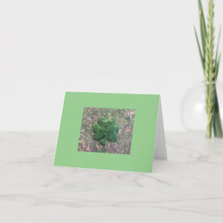 St. Patrick's Day Folded Blank Card