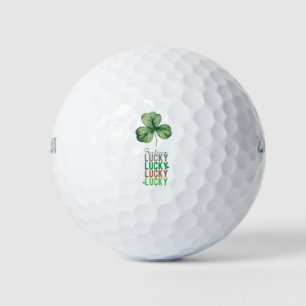St. Patrick's Day for Golfer lucky Golf Balls