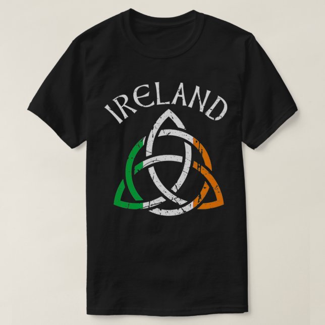 St Patricks Day  for Men Women Celtic Knot Ireland T-Shirt (Design Front)