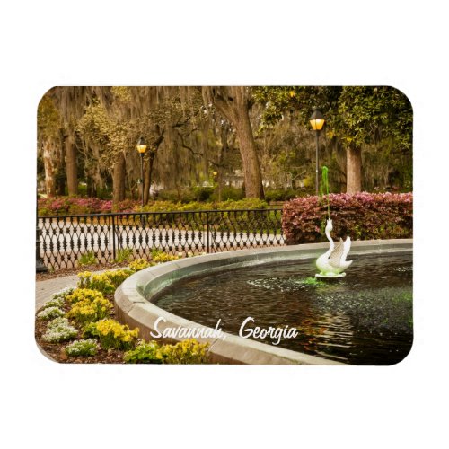 St Patricks Day _ Forsyth Fountain Savannah GA Magnet