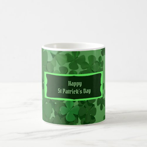 St Patricks Day  Four_leaf clover Coffee Mug