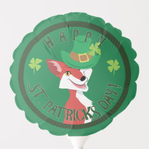 St. Patrick's Day Fox Balloon