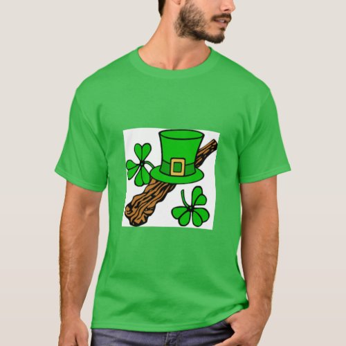 St Patricks Day FREE STUBBY SHILLELAGH RIDES  T_Shirt