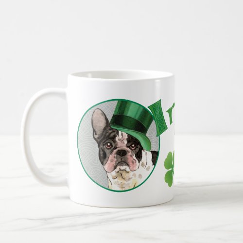 St Patricks Day French Bulldog Coffee Mug