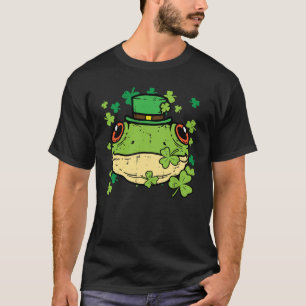 St Patricks Day Frog Face Saint Pattys Paddys Men T-Shirt