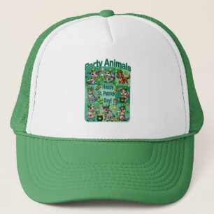 St. Patrick's Day Fun and Adorable "Party Animals" Trucker Hat