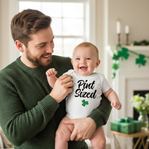 St. Patrick's Day Fun: Pint Sized Baby Bodysuit