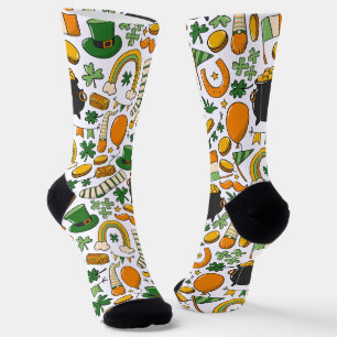 St. Patrick's Day Fun Playful & Colorful Socks