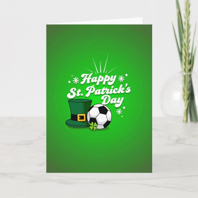 St Patricks Day Fun Time Card (Front)