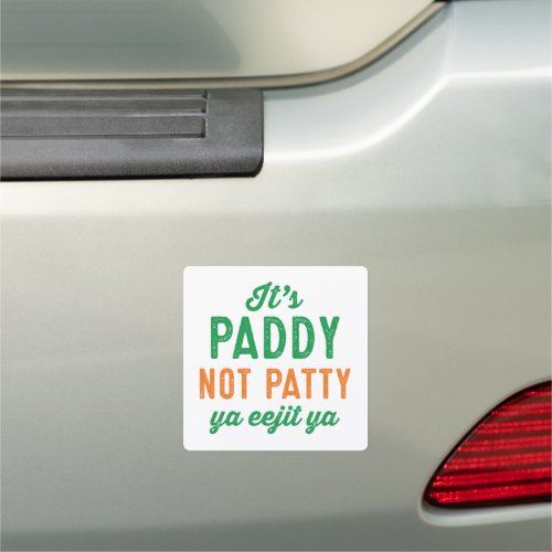 St Patricks Day funny Car Magnet