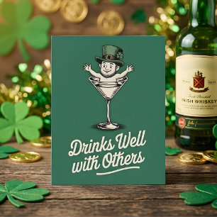 St Patricks Day Funny Drinking Card
