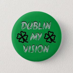 St. Patrick's Day Funny Humor Green Button