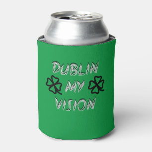 St. Patrick's Day Funny Humor Green Can Cooler