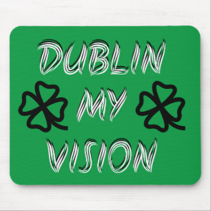 St. Patrick's Day Funny Humor Green Mouse Pad