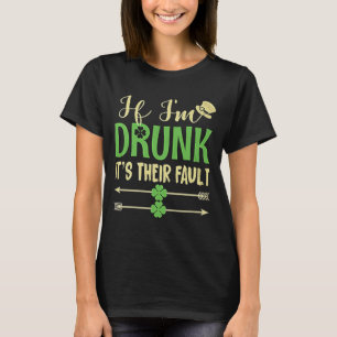 St. Patrick's Day funny humorous drunk party Irish T-Shirt