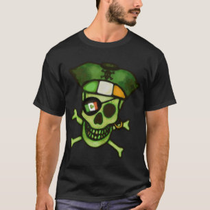 St. Patrick's Day Funny Irish Skull Men's T-Shirt
