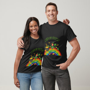 St. Patricks Day -Funny Lucky Irish Leprechaun T-Shirt