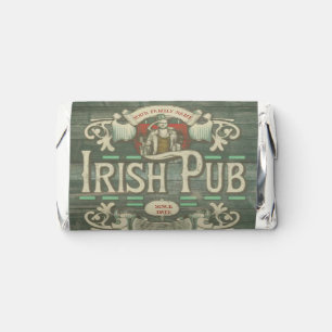 St Patrick's Day Funny Personalized Irish Pub Hershey's Miniatures